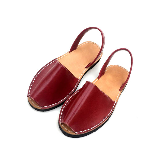 Red Avarcas - Women Leather Sandals