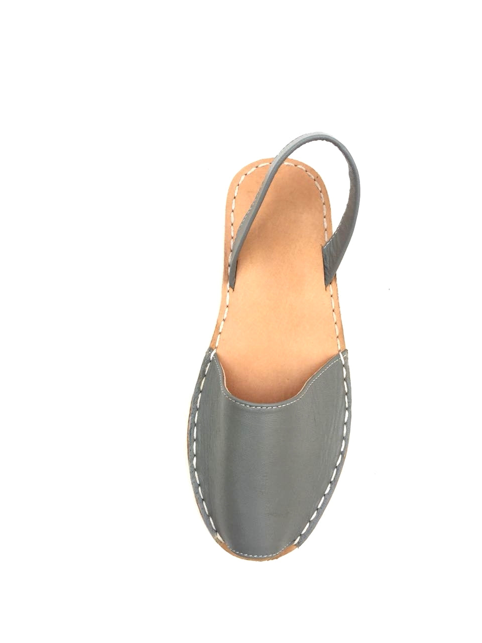 Grey Avarcas - Women Leather Sandals