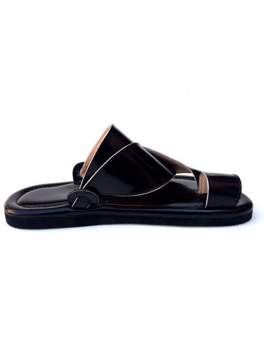 Black Saudi - Men Leather Sandals