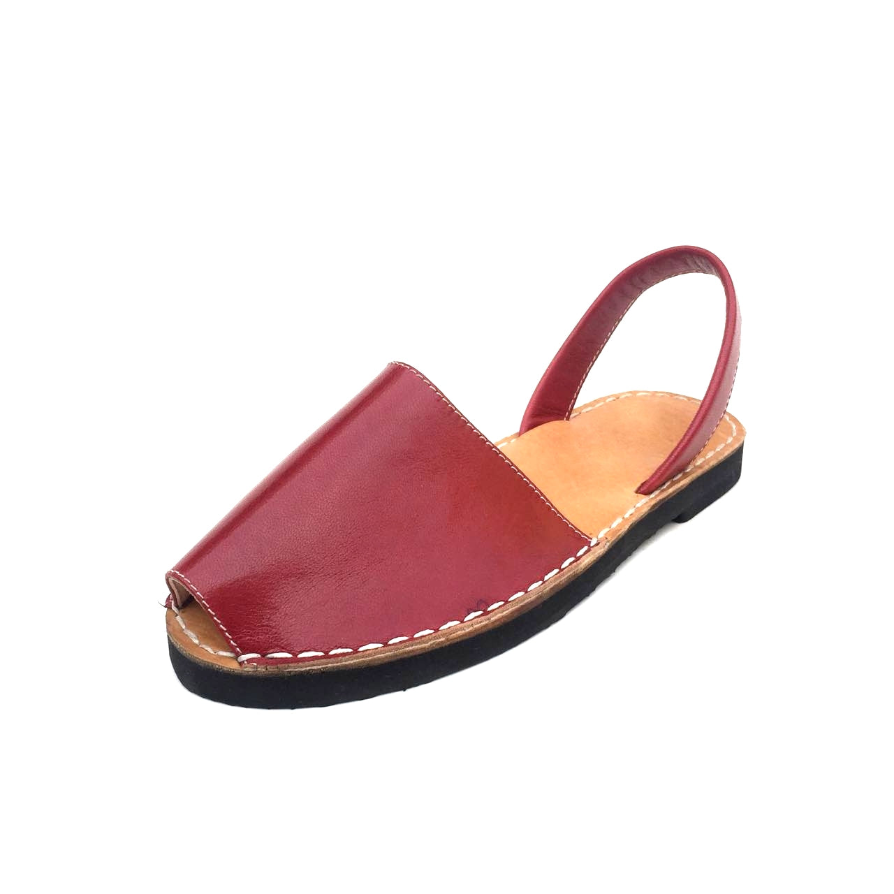 Red Avarcas - Women Leather Sandals