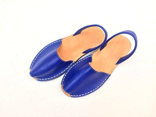 Blue Avarcas - Women Leather Sandals