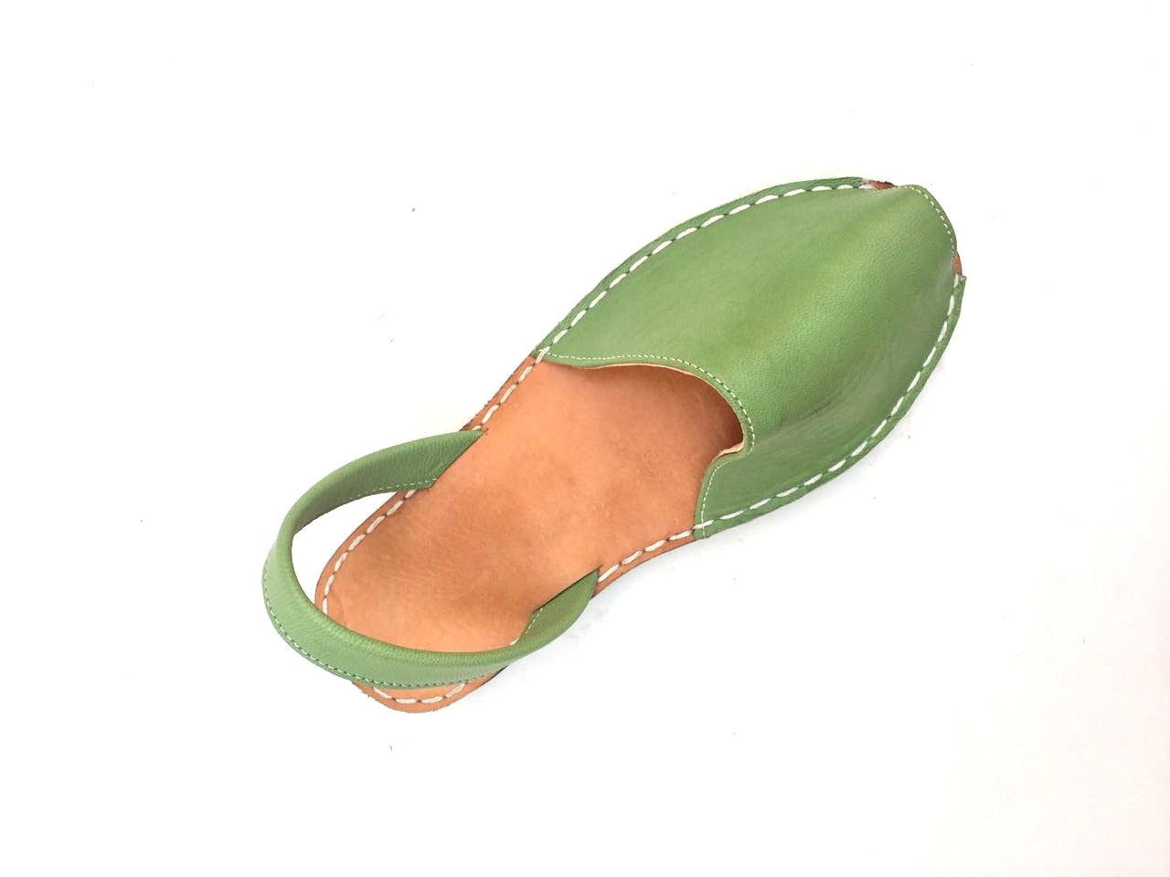 Olive Avarcas - Women Leather Sandals