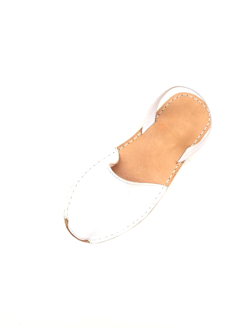 White Avarcas - Women Leather Sandals