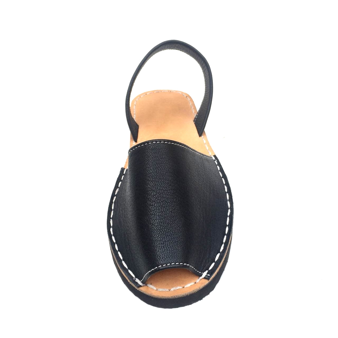 Black Avarcas - Women Leather Sandals