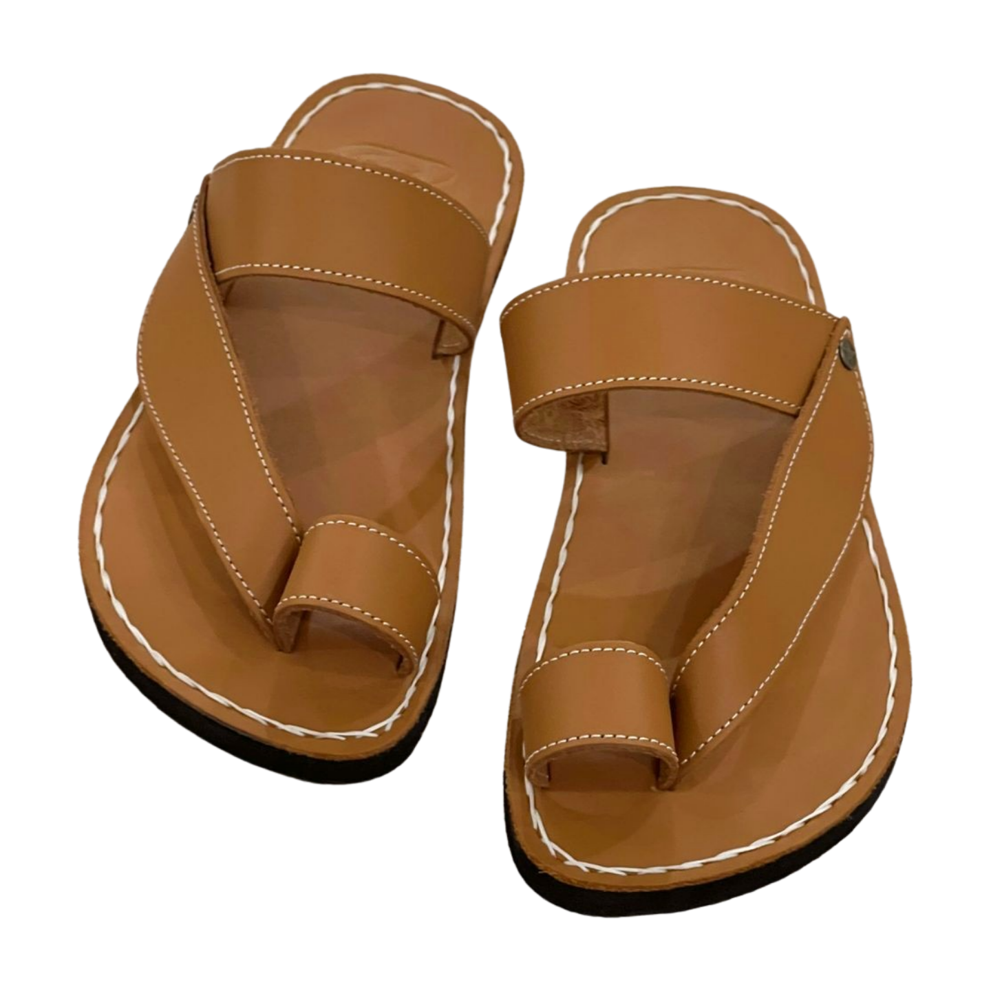 Brown Toe Strap - Women Leather Sandals