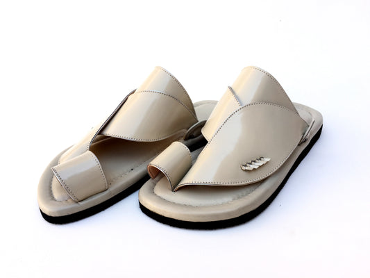 Beige Saudi - Men Leather Sandals