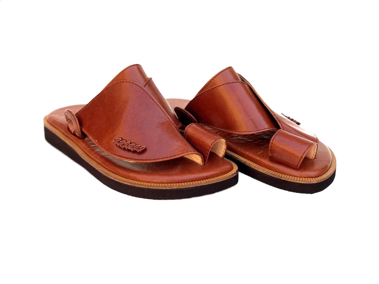 Brown Khaleeji -  Men Leather Sandals