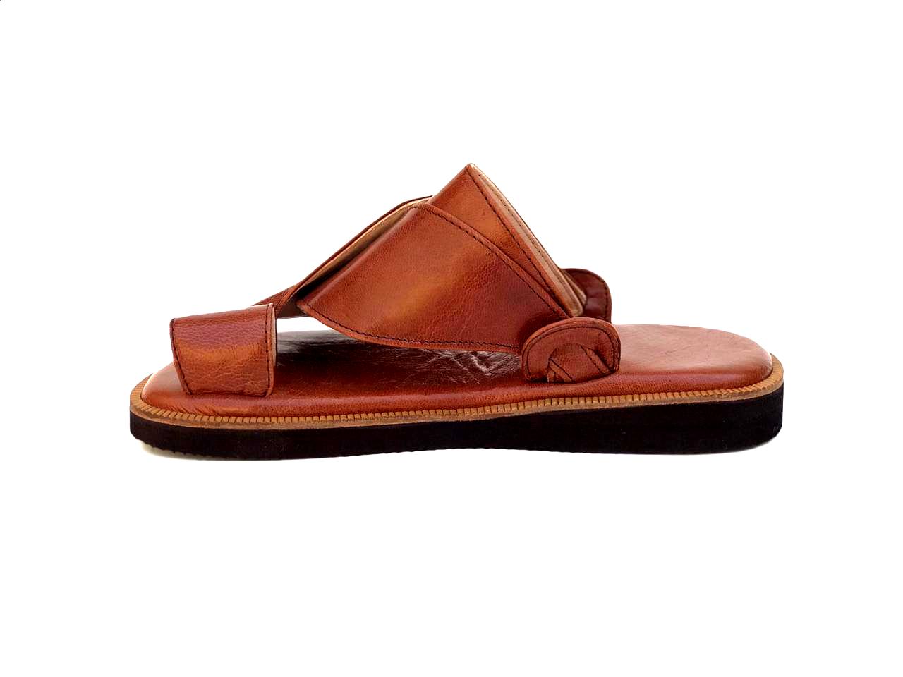 Brown Khaleeji -  Men Leather Sandals