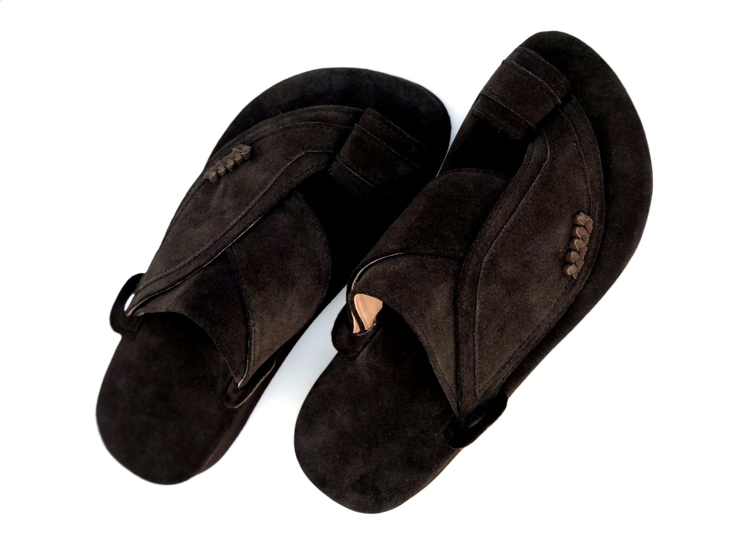 Brown Najdiya - Men Leather Sandals