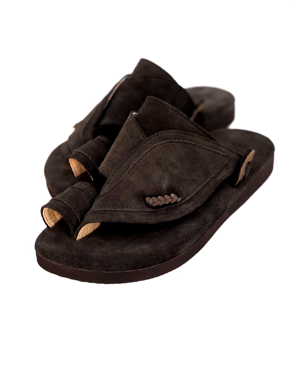 Brown Najdiya - Men Leather Sandals