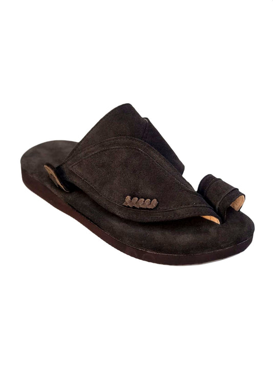 Brown Najdiya - Men Leather Sandals