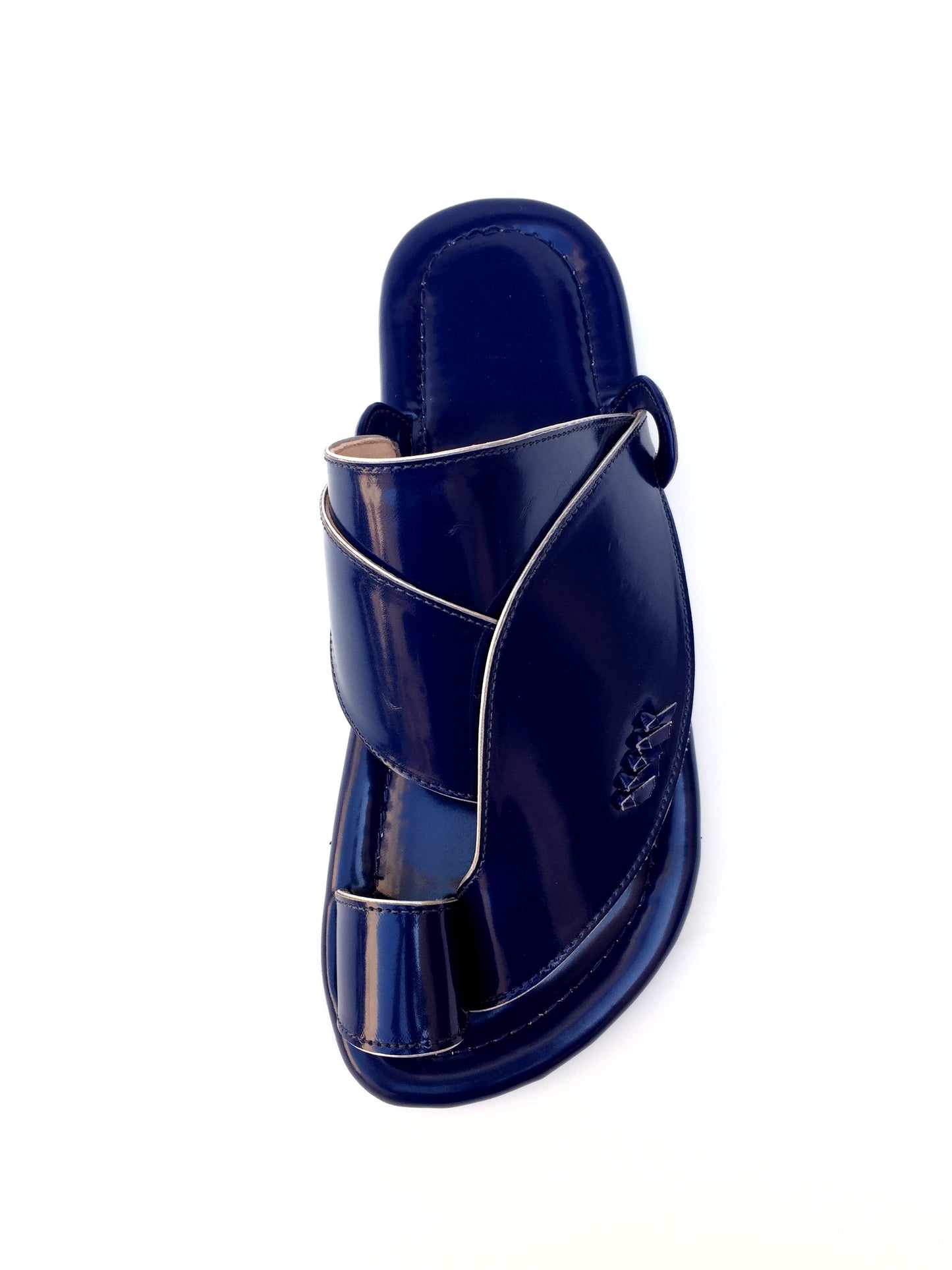 Navy Saudi - Men Leather Sandals