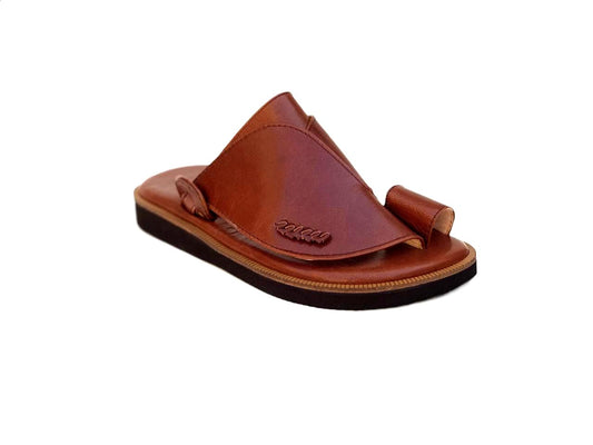 Brown Khaleeji -  Men Leather Sandals
